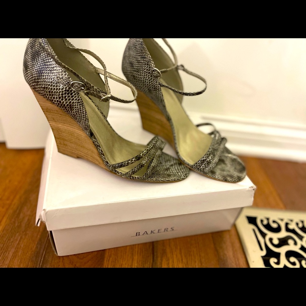Sassy Snake Skin Sandals
